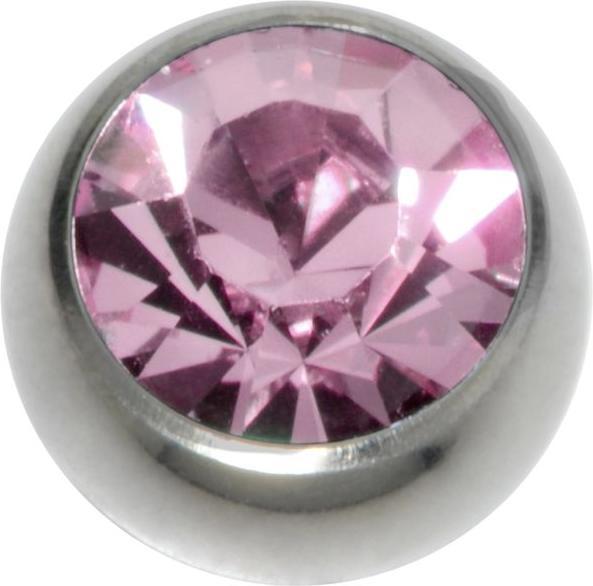 Produktbild Bijouteria Piercingverschluss (Chirurgenstahl 316L, Kristall)