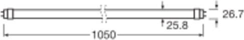 Actual product image Ledvance LED tube (G13, 11.40 W, 2000 lm, 1 x, C)
