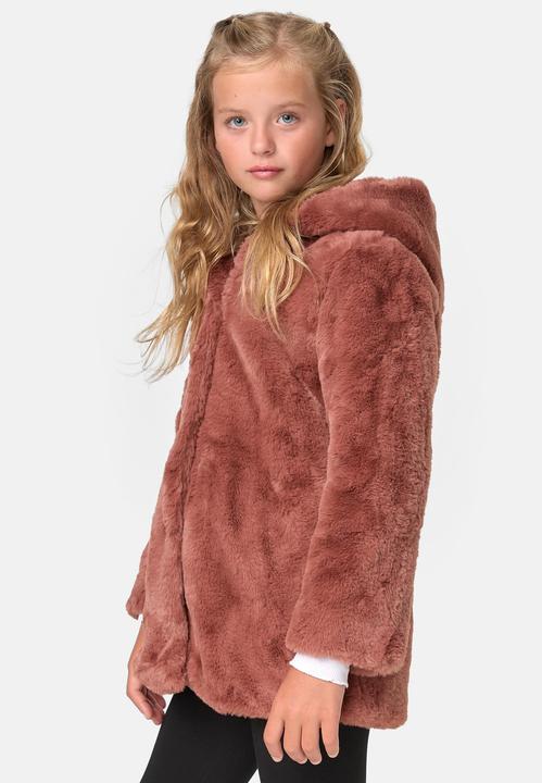 Image du produit Urban Classics Manteau à capuche en peluche pour filles (122, 128)