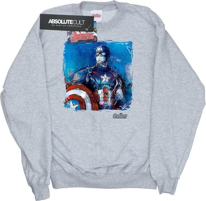 Captain America Art Sweatshirt