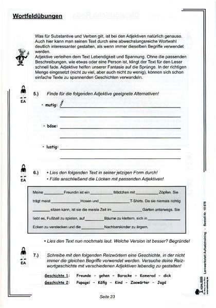 Valori nutrizionali e ingredienti Lernwerkstatt Aufsatztraining (Tedesco, Stefanie Kraus, Gerlinde Kraus, 2006)