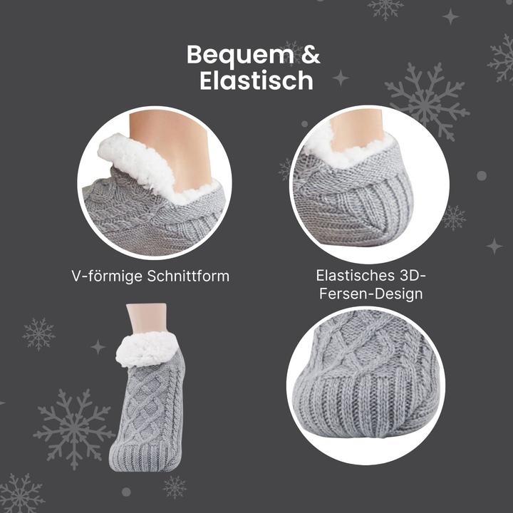 Actual product image Hermex Slippers size 43-46 winter socks cosy socks fuzzy socks slippers (43, 44, 45, 46)