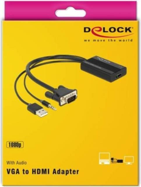 Produktbild Delock VGA zu (HDMI, 25 cm)