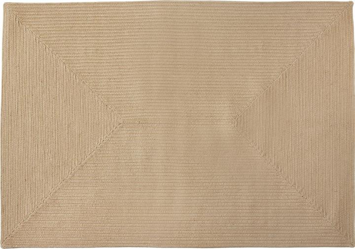 Actual product image tectake Rug - made with Jute blend, Boho Style, durable and easy-care (170 x 120 x 0.5 cm)