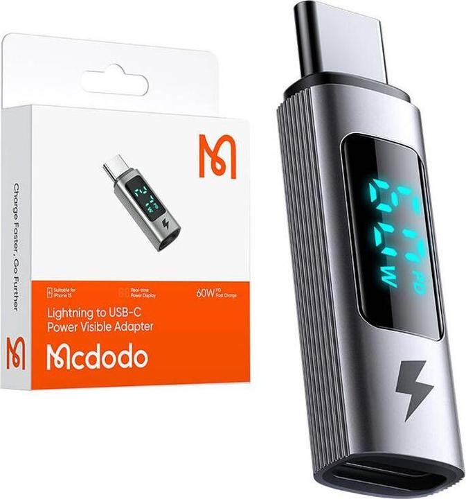 Produktbild Mcdodo Adapter / connector Lightning to USB-C OT-5990, PD 36W (Lightning, USB Typ C)