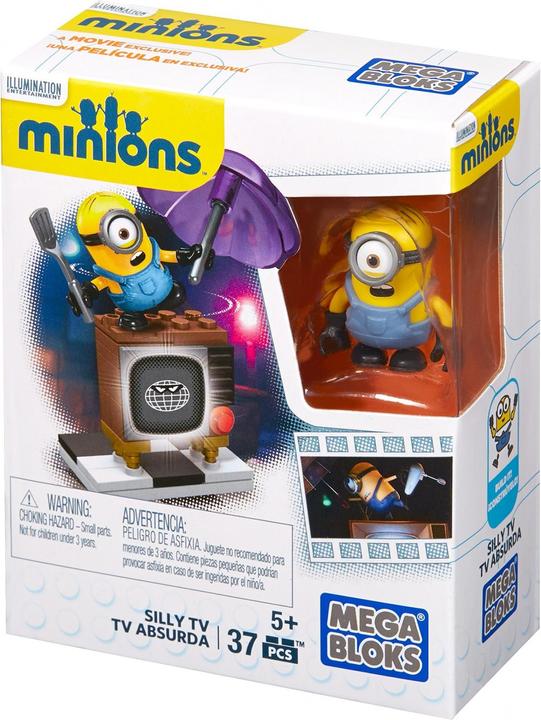 Actual product image Mega Bloks Despicable Me - Minions Movie Fun Packs - TV Set