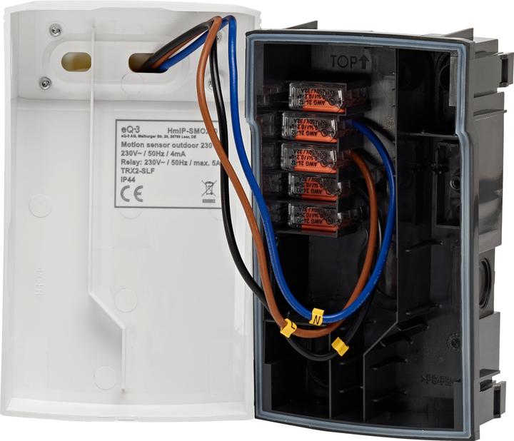 Produktbild Homematic IP Bewegungsmelder mit Schaltaktor? au?en (HmIP-SMO230) (wei?) (20 m)
