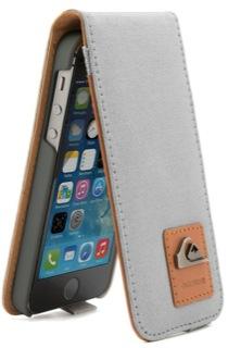 Actual product image Proporta Quiksilver Canvas Flip Case for iPhone 5/5S/SE Grey (Apple iPhone 5, Apple iPhone 5s)