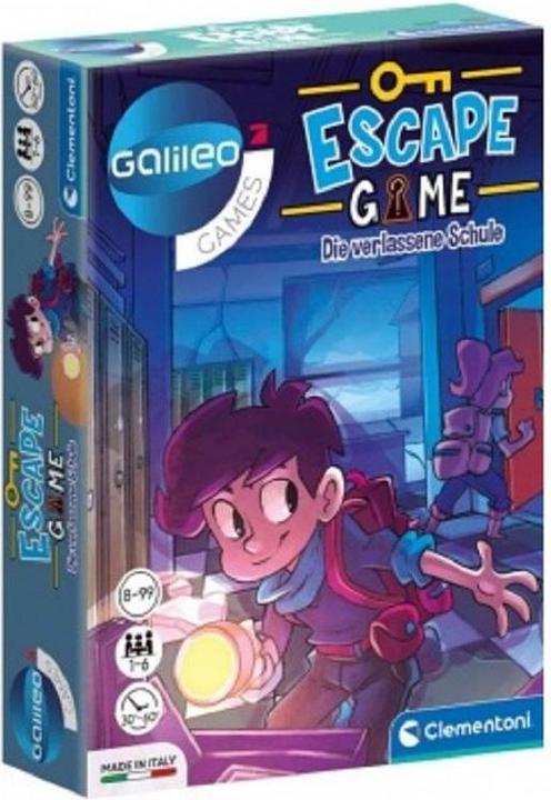 Actual product image Clementoni Galileo Escape The Abandoned School (German)