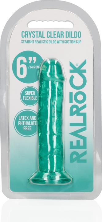 Productafbeelding RealRock Rechte Realistische Dildo met Zuignap - 6" / 14,5