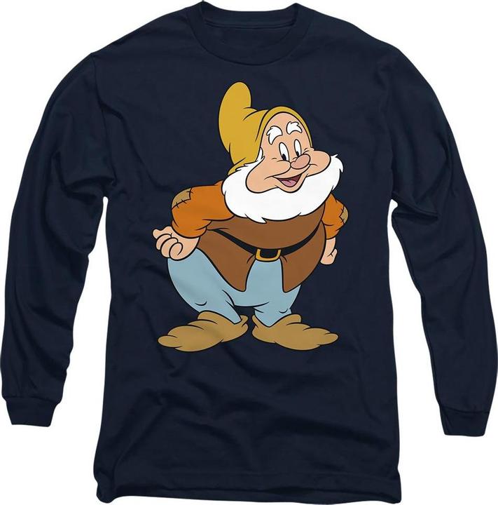 Actual product image Snow White Unisex Adult Happy T-Shirt (L)