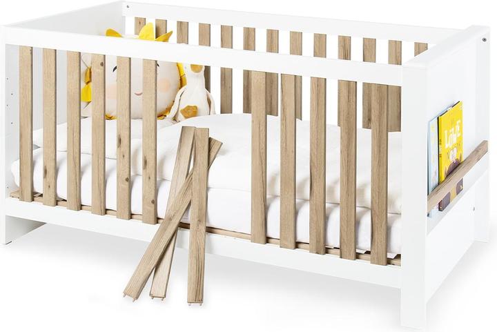 Actual product image Pinolino Lova" wide children's room set, 2-piece. (Changing unit, Baby cot)