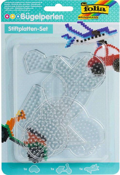 Actual product image Folia Iron-on beads Plates Pin Plate Set