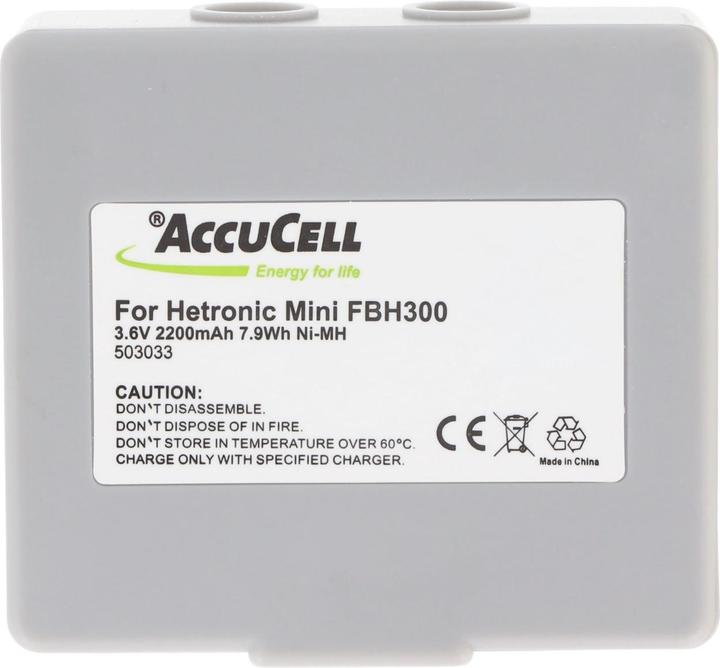Produktbild AccuCell Akku Hetronic Kransteuerung, ABITRON KH68300520.A HETRONIC 68300510, 68300520, 68300525, Ergo, FBH3 (3.60 V, 600 mAh)