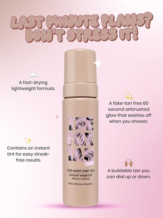 Image du produit The Fox Tan One Night Only Tan (Mousse autobronzante, 200 ml)