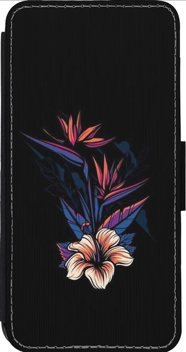 Actual product image PhoneLook Cover Wallet black Dark Flowers (Apple iPhone 13 Pro Max)