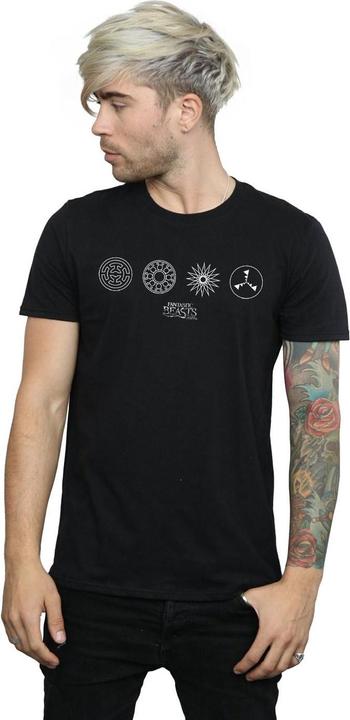 Image du produit Fantastic Beasts - T-shirt CIRCULAR ICONS - Homme (M)
