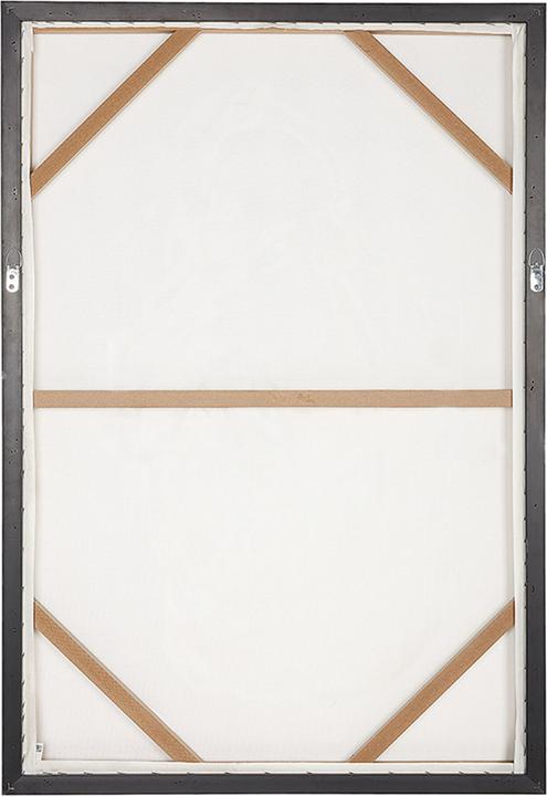 Produktbild Beliani Leinwandbild braun / weiss Frauenmotiv 63 x 93 cm FELTRINA (63 x 93 cm)