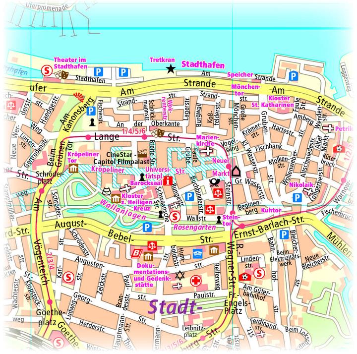 Immagine prodotto PublicPress Mappa della città di Rostock