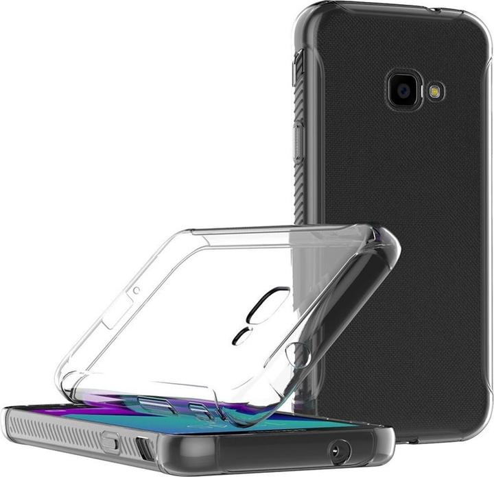 Produktbild König Design Handyhülle für Samsung Galaxy Xcover 4 Schutzcase Backcover Bumper Transparent (Samsung Galaxy Xcover 4)