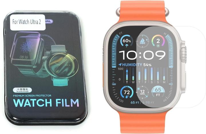 Image du produit Hermex Protection d'écran Verre de protection Couverture d'écran pour Apple Watch Ultra 2 49mm