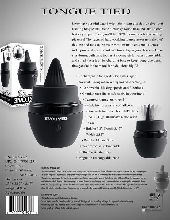 Actual product image Evolved Vibrator "Tongue Tied