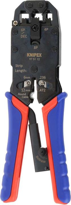 Produktbild Knipex Crimpzange für Westernstecker (200 mm)