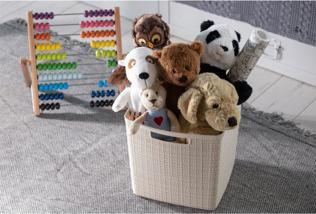 Image du produit Curver Panier Jute Cube 17l (1 x, 27 x 27 x 27 cm)