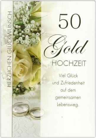 Actual product image ABC Card 50th wedding anniversary golden wedding rose bouquet (1 pcs.)