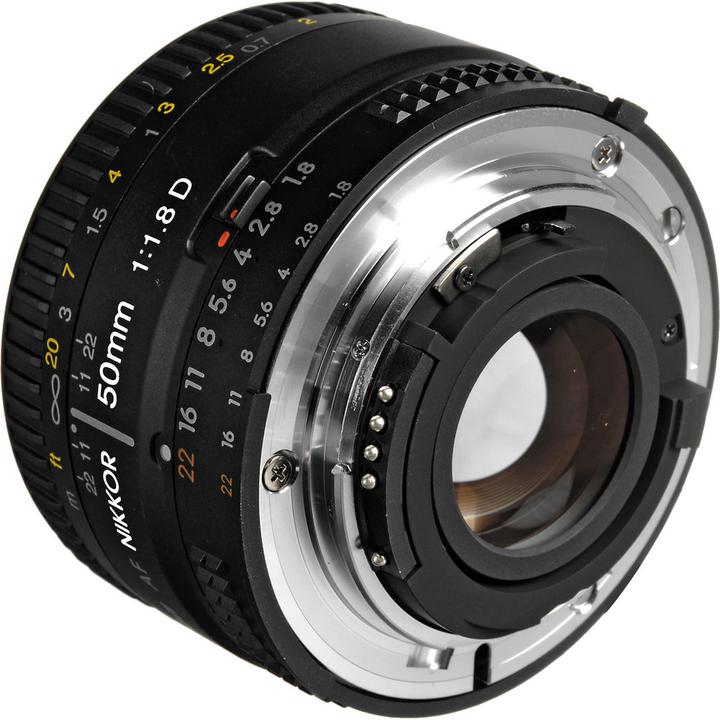 Actual product image Nikon AF Nikkor 50mm f/1.8D - (EU) (Nikon F, full size)