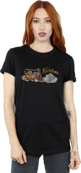 Produktbild The Flintstones Family Car Distressed TShirt (S)