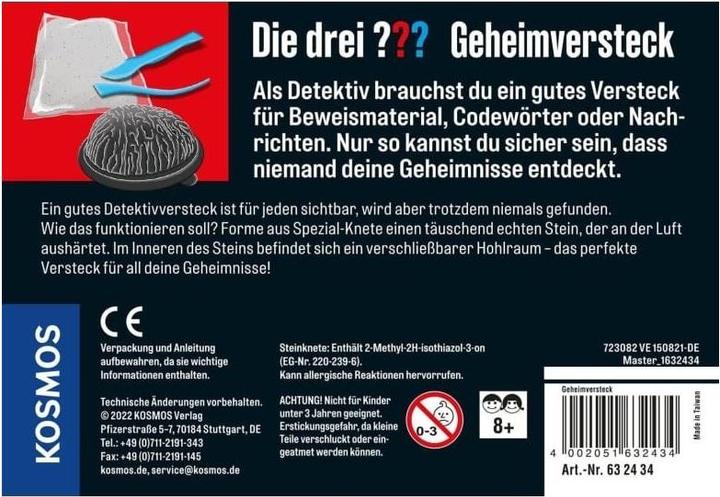 Produktbild Kosmos Detektivausrüstung Die drei??? Geheimversteck