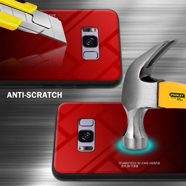Produktbild Cadorabo TPU 2 Farben Glas Cover (Samsung Galaxy S8+)