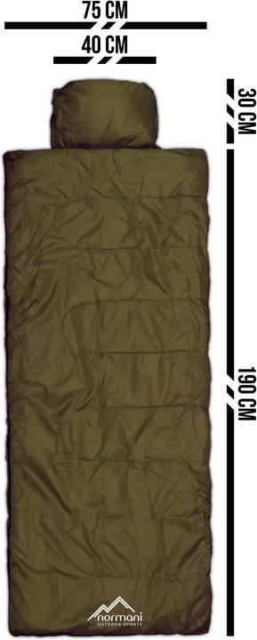 Image du produit Normani Sac de couchage pour pilote Traveller (220 cm)