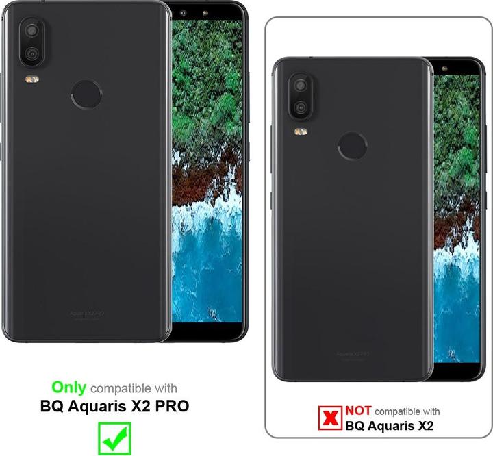 Actual product image Cadorabo Case for BQ Aquaris X2 PRO with belt clip (BQ Aquaris X2 Pro)