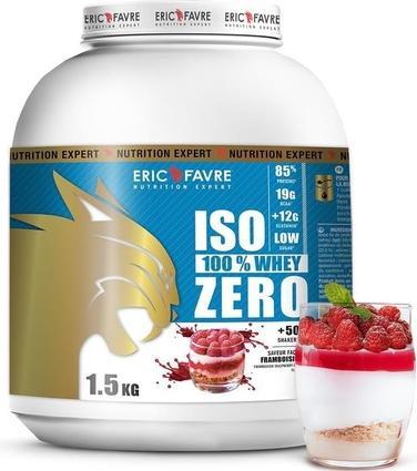 Produktbild Eric Favre ISO 100 WHEY ZERO (Himbeer-Kuchen, 1 Stk., 1500 g)
