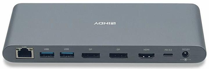 Actual product image Lindy USB 3.2 Type C Laptop Docking Station (USB-C, 3 Ports)