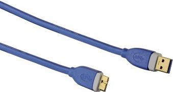 Actual product image Hama Micro USB 3.0 cable double shielded (1.80 m, USB 3.0)