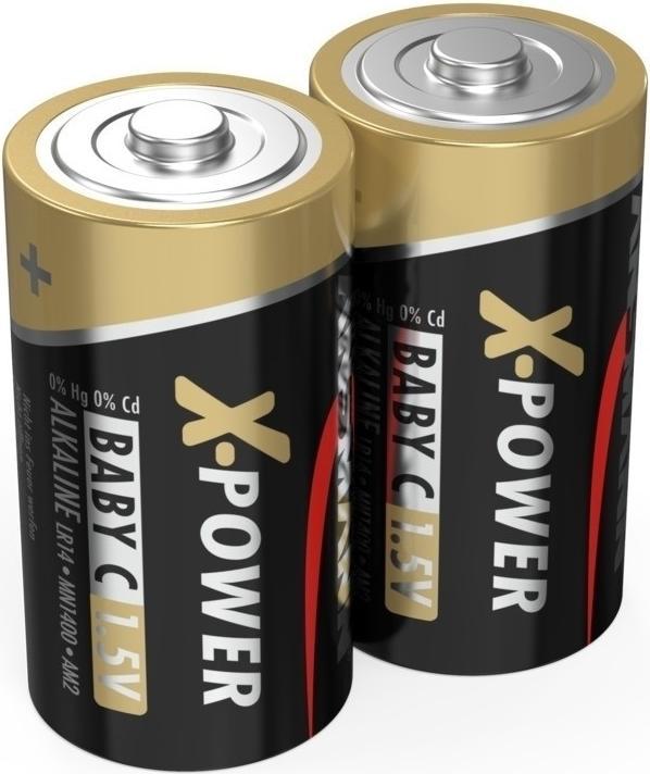 Ansmann Batteria alcalina X-Power Baby C / LR14 (20 pz., C)