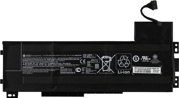 Image du produit HP 808452-002 Batterie pour ordinateur portable (9 cellules, 2635 mAh)