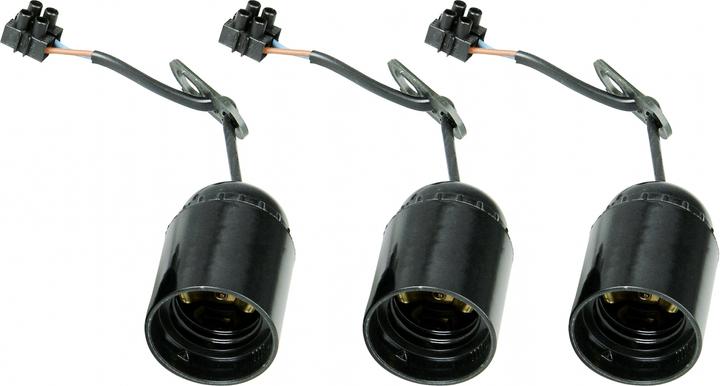 Actual product image Kopp Renovation socket, pre-assembled with approx. 15 cm cable, luster terminal and strain relief, (3