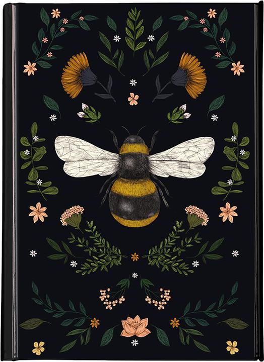 Actual product image Jade Mosinski: Botanical Bee (Foiled Pocket Journal) (A6, Lined, Hardcover)
