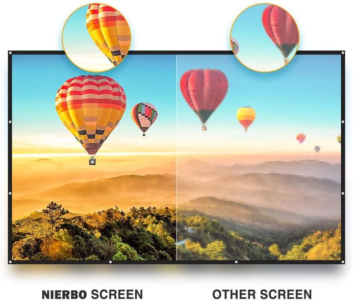 Image du produit Nierbo Beamer Leinwand (150", 16:9)