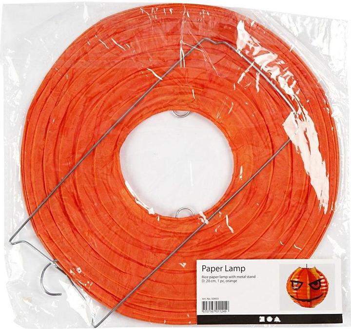 Produktbild Creativ Company Papierlampe orange