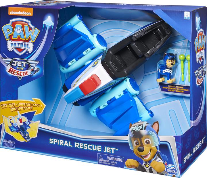 Actual product image Spin Master PAW Patrol Jet Rescue Spiral Jet