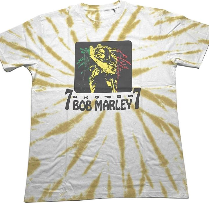 Bob Marley Unisex Adult 77 Tie Dye T-Shirt