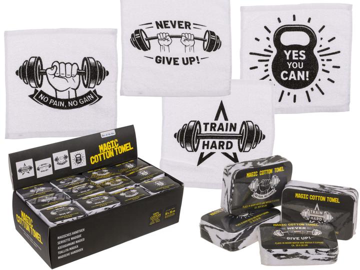 Actual product image Out of the blue Magic Towel Fitness No Pain, No Gain (30 x 30 cm)