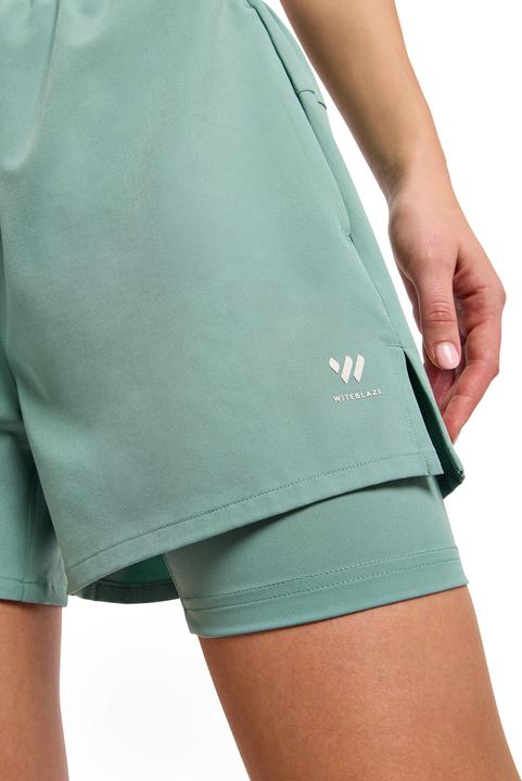 Immagine prodotto Witeblaze SULU Pantaloncini da donna 2 in 1, verde verde Taglia: 36 (S)