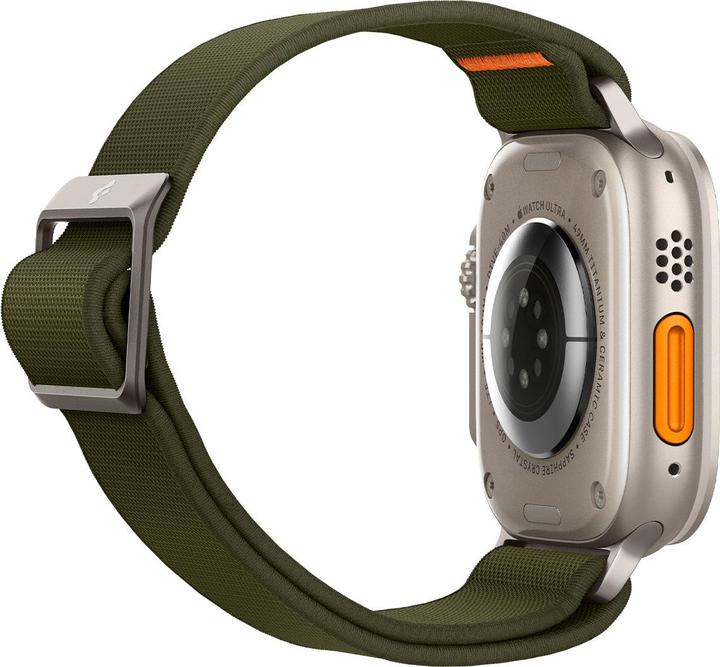 Immagine prodotto Spigen Fascia Fit Lite per Apple Watch Serie 42, 44, 45, 49 mm - kaki (42 mm, 44 mm, 45 mm, 49 mm, Nylon, Tessuto, Acciaio inossidabile)