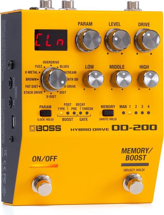 Immagine prodotto BOSS (Electronics) Pedale OD-200 Hybrid Drive